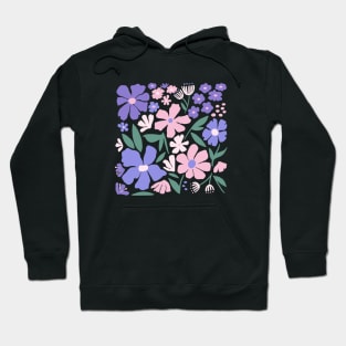 Blooming Garden on Lilac Hoodie